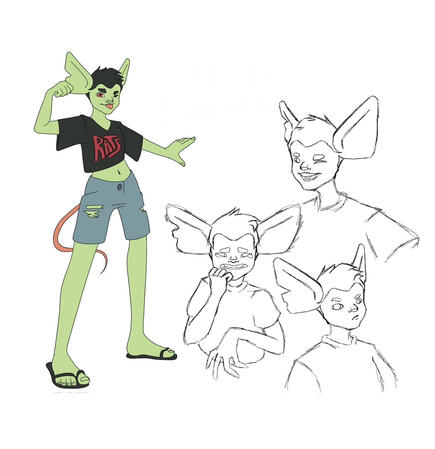 Original Character Expression Sheet (Augusta)