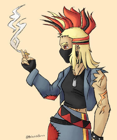 (Art Trade) Masked Person