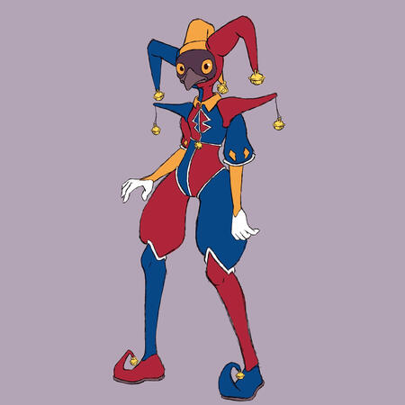(Art Trade) Jester Bird
