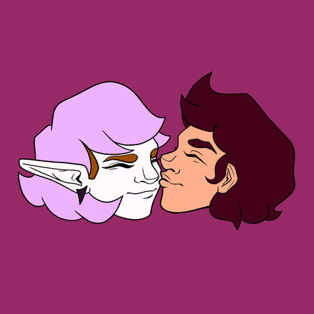 (Fan Art) Lumity Kiss